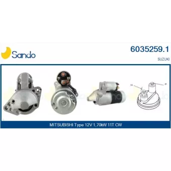 SANDO 6035259.1 - Démarreur
