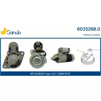 Démarreur SANDO 6035268.0