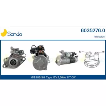 Démarreur SANDO OEM M8T55073