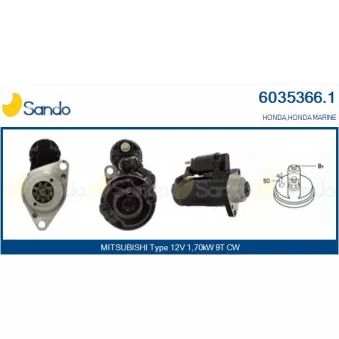 Démarreur SANDO 6035366.1