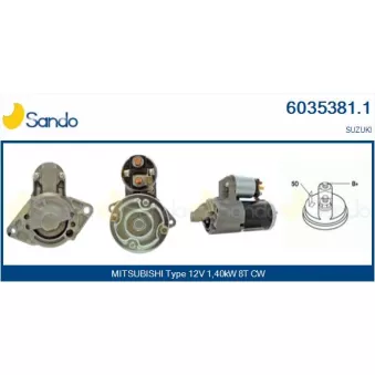 Démarreur SANDO OEM M0T21671