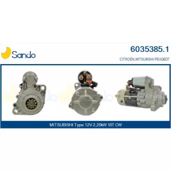Démarreur SANDO 6035385.1