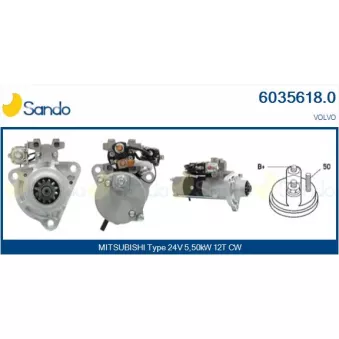 Démarreur SANDO 6035618.0