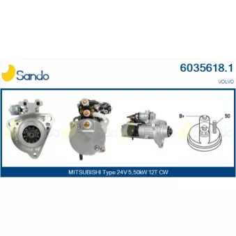 Démarreur SANDO 6035618.1
