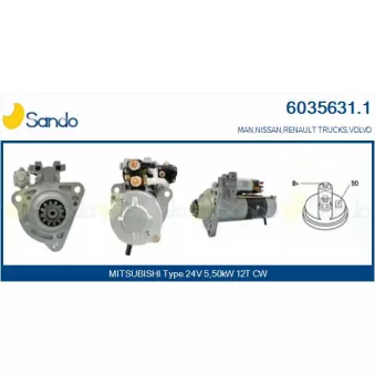 Démarreur SANDO OEM 7421632125