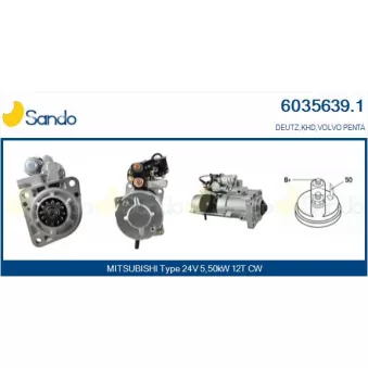 Démarreur SANDO 6035639.1