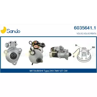 Démarreur SANDO OEM M9T82179