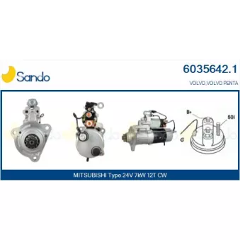 Démarreur SANDO OEM M9T83879