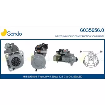 Démarreur SANDO 6035656.0