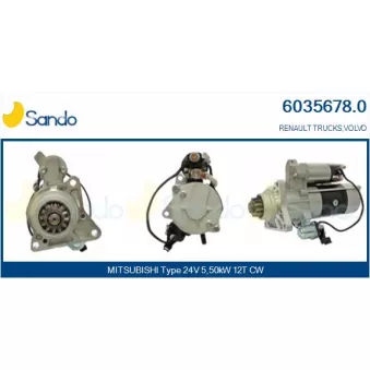 Démarreur SANDO 6035678.0