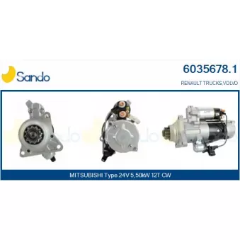 Démarreur SANDO 6035678.1