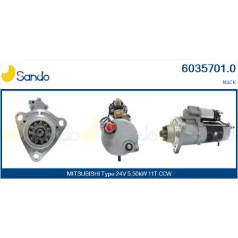 Démarreur SANDO OEM M009T70077 Démarreur SANDO OEM M009T70077