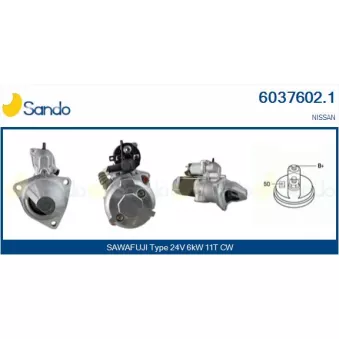 Démarreur SANDO OEM 23300Z6002 Démarreur SANDO OEM 23300Z6002