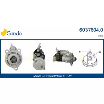 Démarreur SANDO OEM 281002865c