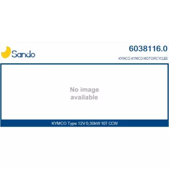 Démarreur SANDO 6038116.0