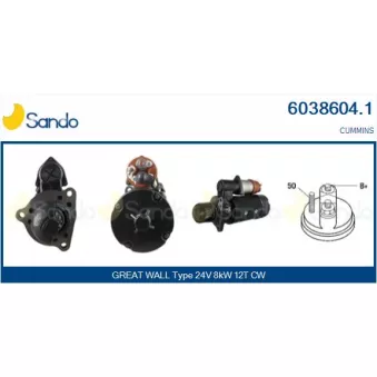 Démarreur SANDO OEM QD2802 Démarreur SANDO OEM QD2802