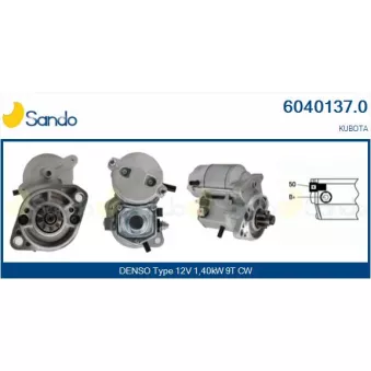 Démarreur SANDO OEM 1738163012