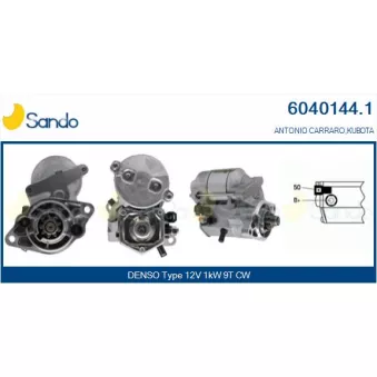 Démarreur SANDO OEM 1759463012