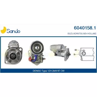 Démarreur SANDO OEM 5811001661