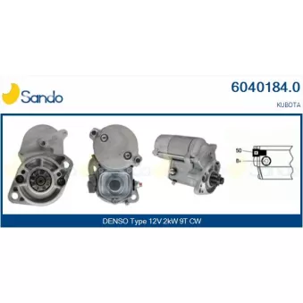 Démarreur SANDO 6040184.0