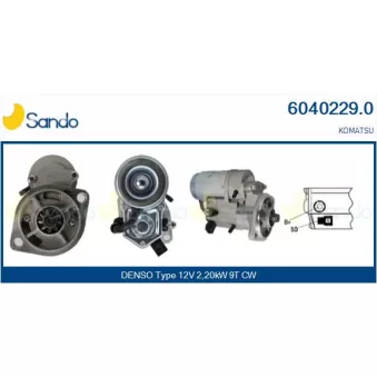 SANDO 6040229.0 - Démarreur