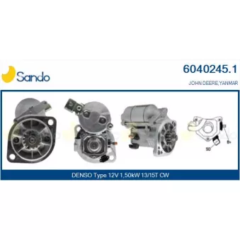 Démarreur SANDO OEM 12940777010