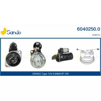 Démarreur SANDO OEM 1733163010
