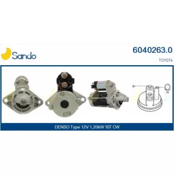 Démarreur SANDO 6040263.0