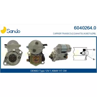 Démarreur SANDO OEM 1982163011