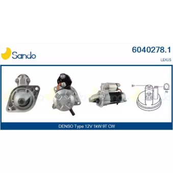 Démarreur SANDO 6040278.1