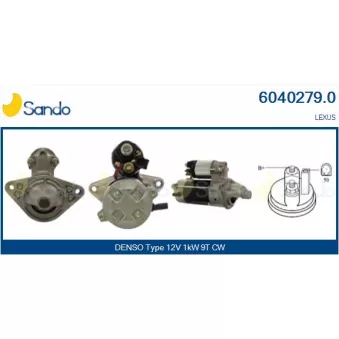 Démarreur SANDO 6040279.0