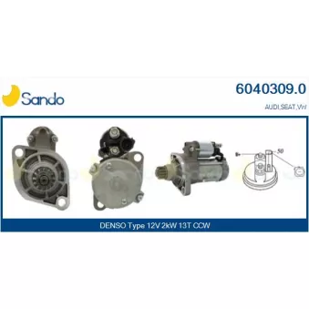 Démarreur SANDO OEM 0AH911023G