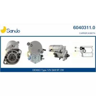 SANDO 6040311.0 - Démarreur