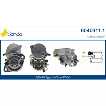Démarreur SANDO OEM 1712363013