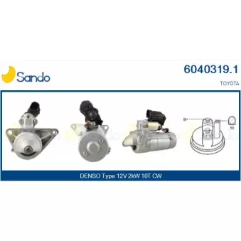 Démarreur SANDO OEM 2810033120