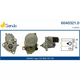 Démarreur SANDO OEM 3283813