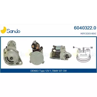 Démarreur SANDO OEM A000906012680