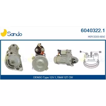 Démarreur SANDO OEM A000906012680