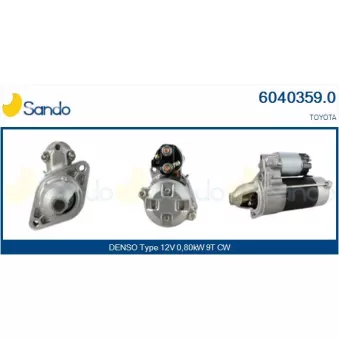 Démarreur SANDO 6040359.0