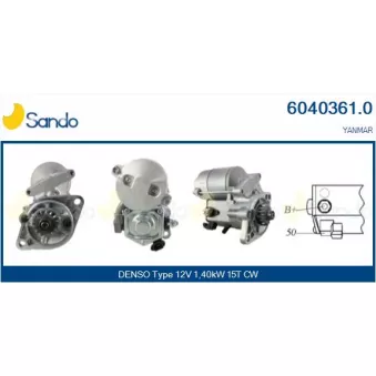 Démarreur SANDO 6040361.0
