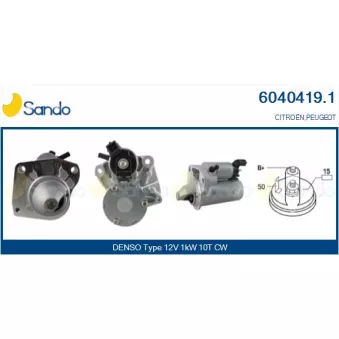 Démarreur SANDO OEM 1608064680