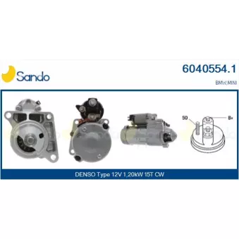Démarreur SANDO OEM 12417645979