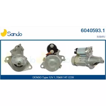 Démarreur SANDO 6040593.1