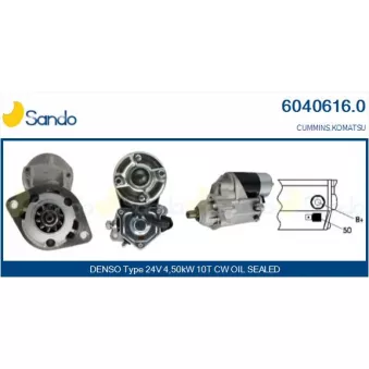 Démarreur SANDO OEM 6731812530