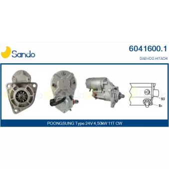 Démarreur SANDO OEM 1811001910