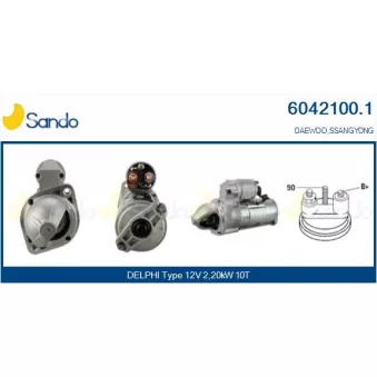 Démarreur SANDO OEM 6611513401