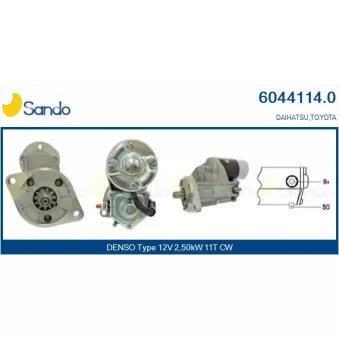 SANDO 6044114.0 - Démarreur