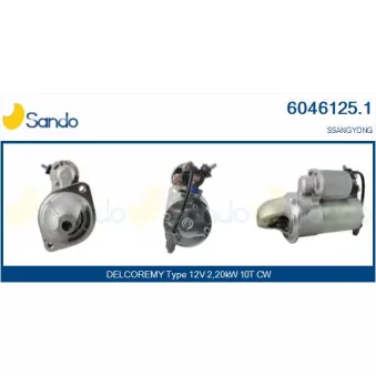SANDO 6046125.1 - Démarreur