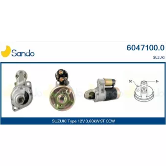 Démarreur SANDO OEM 829916100