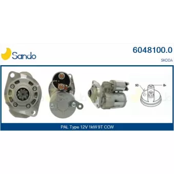 Démarreur SANDO OEM 6U0911023B